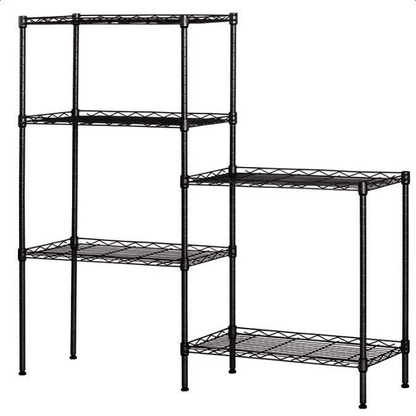 5 Tier Adjustable Wire Shelving Rack  HeavyDuty Commercial Storage Unit 2
