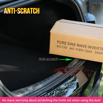 Tesla Model 3 Highland 20242025 Trunk Mats Sill Guard TPE Cargo AntiScratch Protector Accessories 4