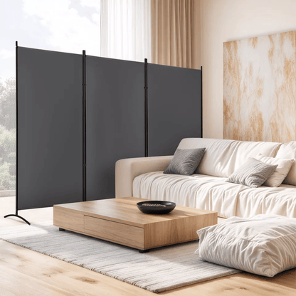 3 Panel Folding Room Divider Privacy Screen Portable Wall Partition For Home  Office 4