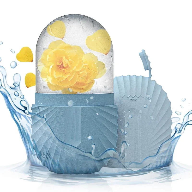 Ice Face Roller  Beauty Massage Mold Silicone Ice Cube For Puffiness Pores  Glowing Skin 11