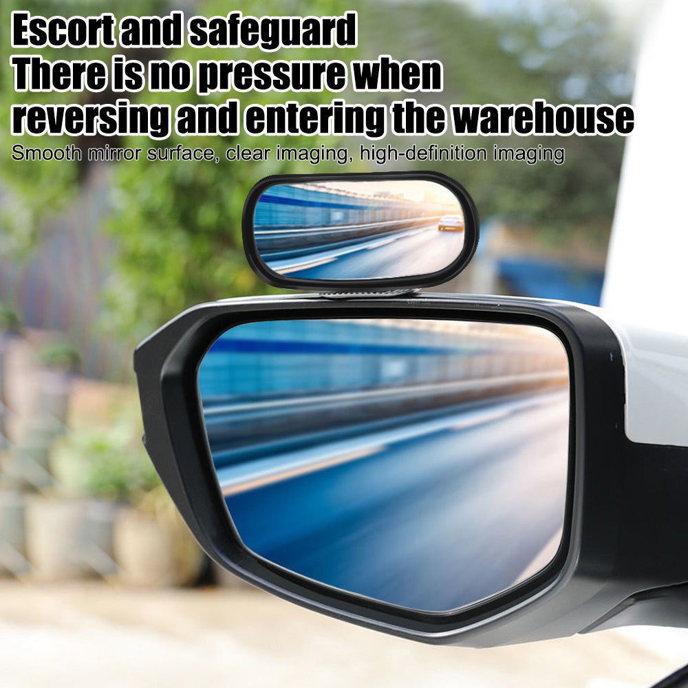 Car Blind Spot Eliminator HD Glass Auxiliary Mirror With 360 Rotation For Safer Lane Changes  Rever 3