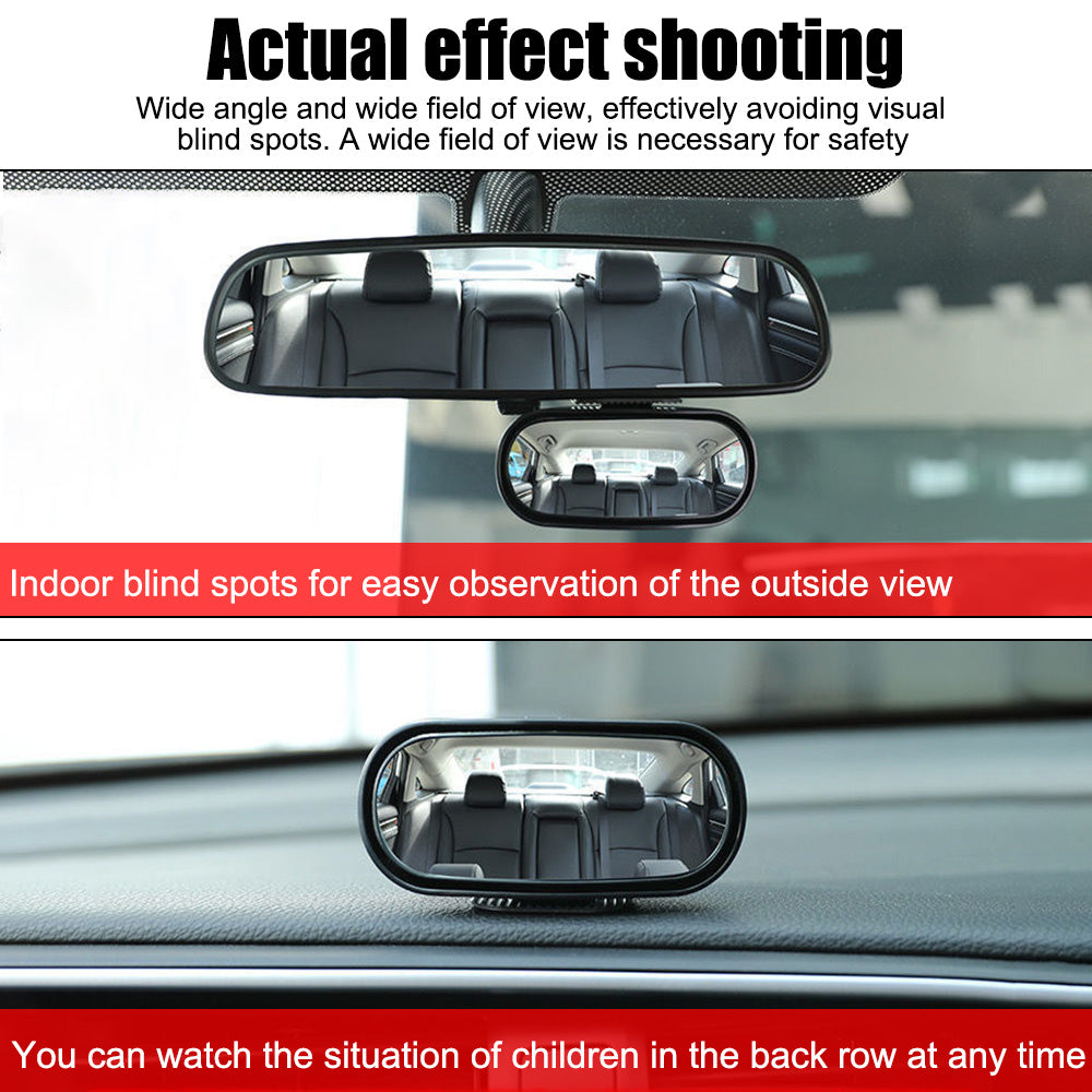 Car Blind Spot Eliminator HD Glass Auxiliary Mirror With 360 Rotation For Safer Lane Changes  Rever 4