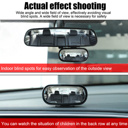 Car Blind Spot Eliminator HD Glass Auxiliary Mirror With 360 Rotation For Safer Lane Changes  Rever 4