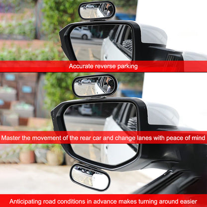 Car Blind Spot Eliminator HD Glass Auxiliary Mirror With 360 Rotation For Safer Lane Changes  Rever 5