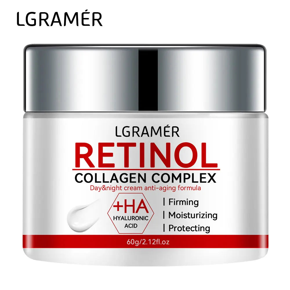 Retinol Lifting Firming Cream, Collagen Face Cream for Smooth Wrinkles, Moisturizer & Brighten Skin