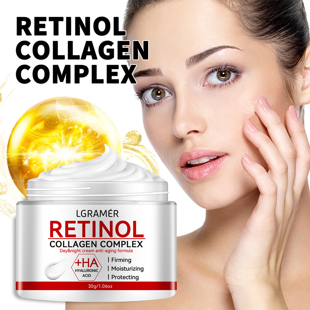 Retinol Lifting Firming Cream, Collagen Face Cream for Smooth Wrinkles, Moisturizer & Brighten Skin