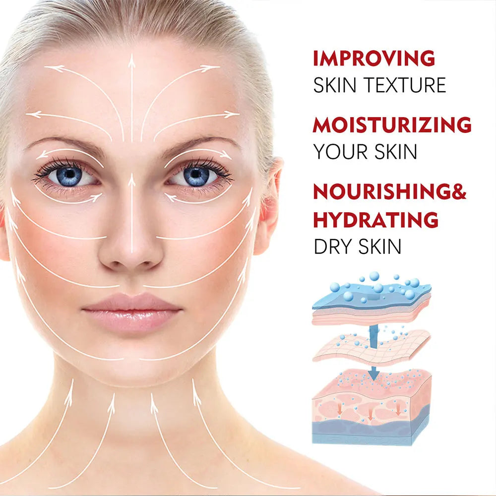 Retinol Lifting Firming Cream, Collagen Face Cream for Smooth Wrinkles, Moisturizer & Brighten Skin