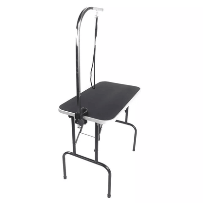 Large Pet Grooming Table Folding Dog Cat Table With Arm Noose  Mesh Tray Portable Black Grooming St 4