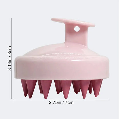 Silicone Shampoo Brush  Scalp Massager Hair Washing Comb For Head  Body Massage Bath  Shower Brush 6