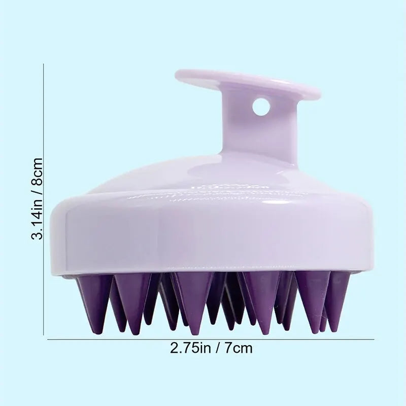 Silicone Shampoo Brush  Scalp Massager Hair Washing Comb For Head  Body Massage Bath  Shower Brush 8