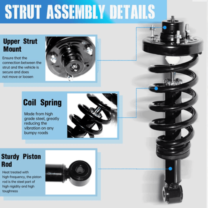 Complete Rear Struts  Shocks Assembly For Lincoln Navigator Left  Right 2