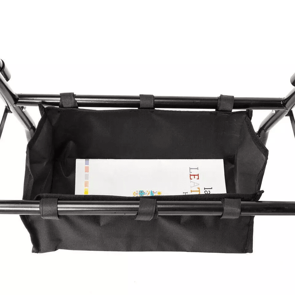 Extra Wide Bariatric Rolling Walker Heavy Duty Rollator With Padded Seat Backrest  Loop Brakes For  2