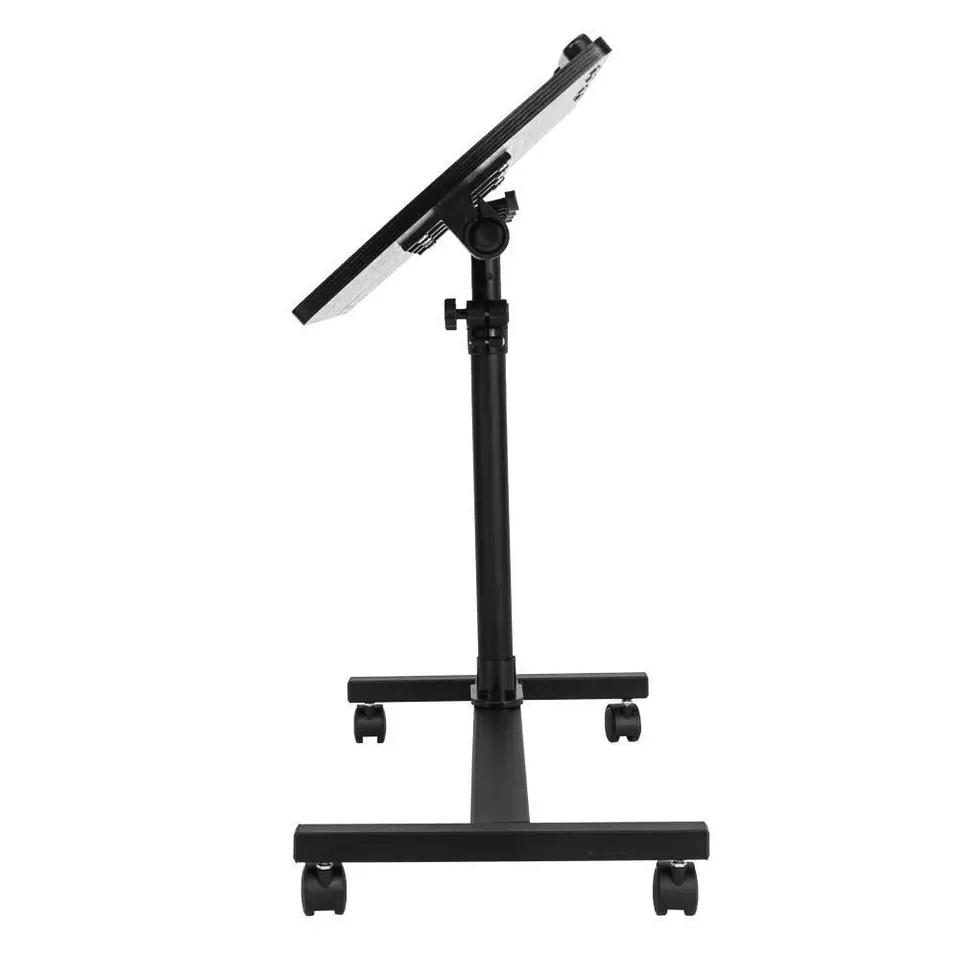 Rolling OverBed Laptop Desk With Adjustable Height  Angle  Portable Table Stand For Bed Sofa Hospit 4