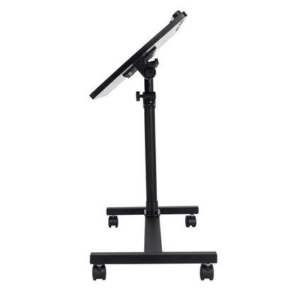 Rolling OverBed Laptop Desk With Adjustable Height  Angle  Portable Table Stand For Bed Sofa Hospit 4
