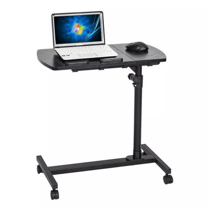 Rolling OverBed Laptop Desk With Adjustable Height  Angle  Portable Table Stand For Bed Sofa Hospit 5