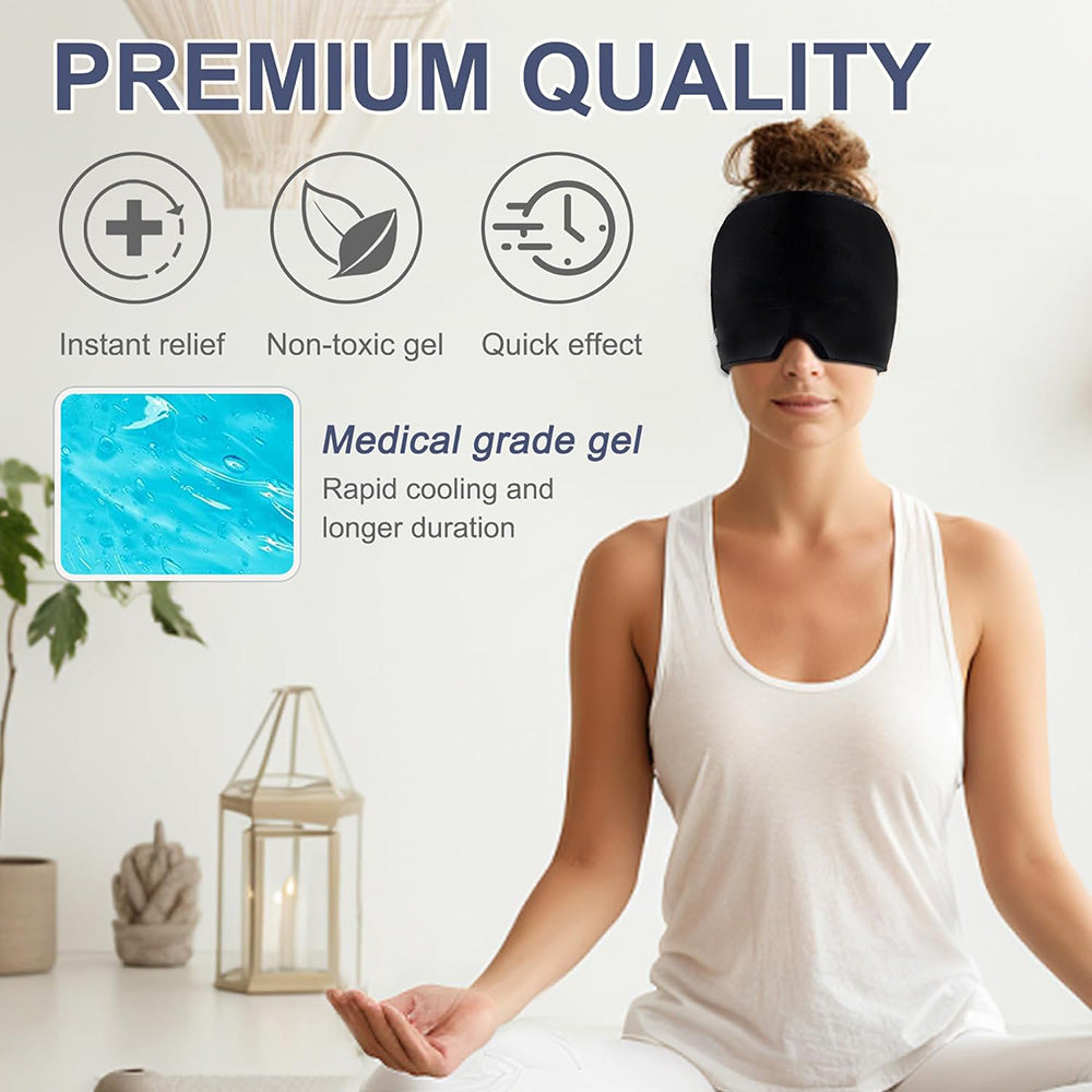 Adjustable Sleeping Eye MaskSoothing Hot  Cold Compress For Puffy Eyes Stress Relief  Better SleepS 1