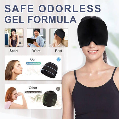 Adjustable Sleeping Eye MaskSoothing Hot  Cold Compress For Puffy Eyes Stress Relief  Better SleepS 4