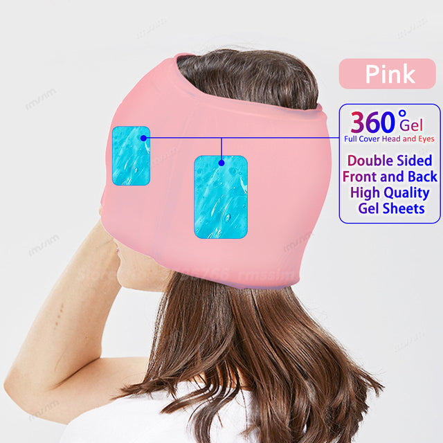 Adjustable Sleeping Eye MaskSoothing Hot  Cold Compress For Puffy Eyes Stress Relief  Better SleepS 7