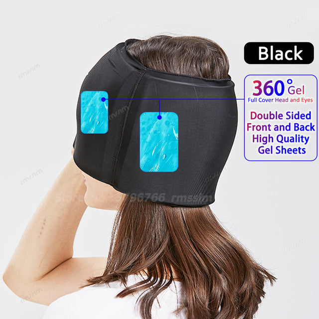 Adjustable Sleeping Eye MaskSoothing Hot  Cold Compress For Puffy Eyes Stress Relief  Better SleepS 9