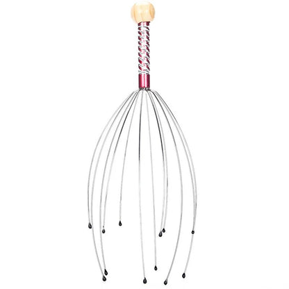 Octopus Head Massager  Stainless Steel Scalp Scratcher For Stress  Itch Relief 5