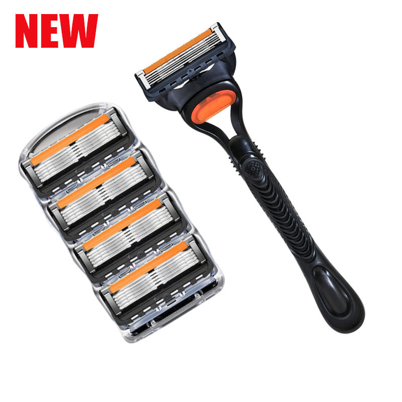 Razor Fusion Pro Power Shaving Shaver, 5-Layer Blades Beard Trimmer for Men with Replacement Refills