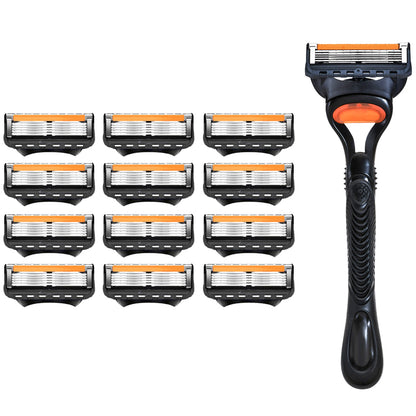 Razor Fusion Pro Power Shaving Shaver, 5-Layer Blades Beard Trimmer for Men with Replacement Refills