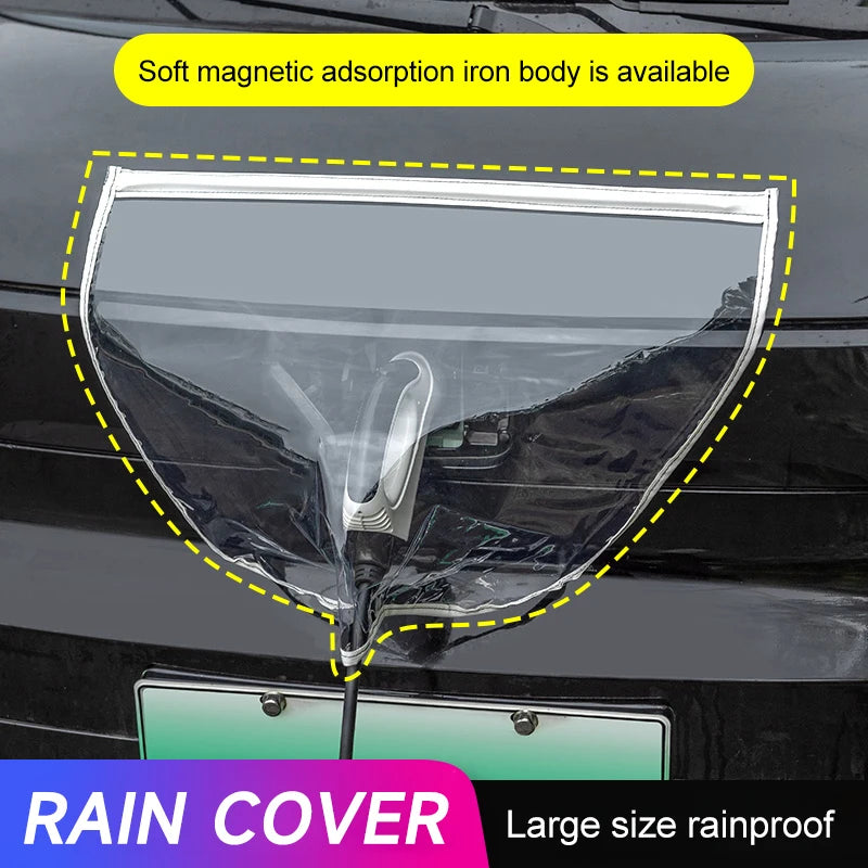 EV Charging Gun Cover  HeavyDuty Waterproof Auto Rain  Snow Shield for Outdoor Electric Car Charg