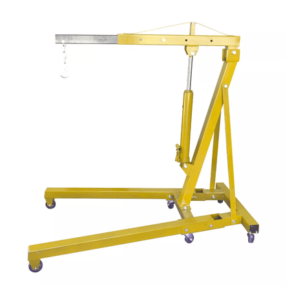 2 Ton 4400 LB Engine Motor Hoist Cherry Picker Shop Crane Lift Foldable Yellow
