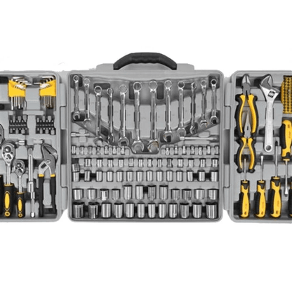 Portable Mechanics Tool Set Complete Wrenches  Sockets With Carrying Case 2