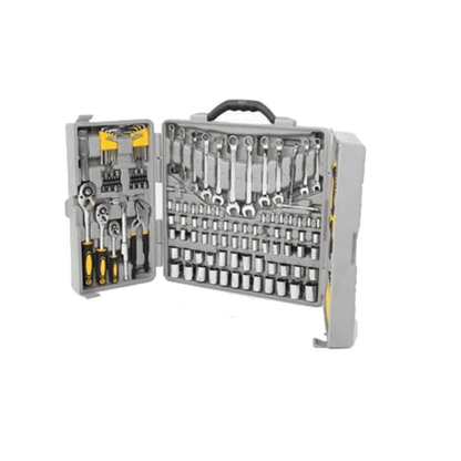 Portable Mechanics Tool Set Complete Wrenches  Sockets With Carrying Case 1