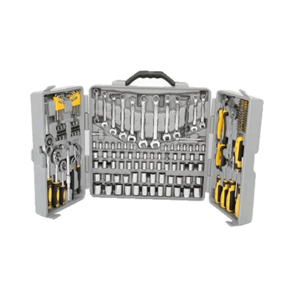 Portable Mechanics Tool Set, Complete Wrenches & Sockets with Carrying Case