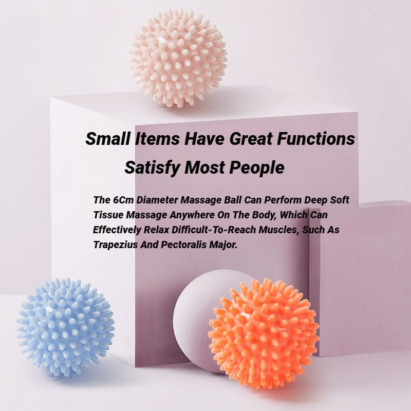 6CM Deep Tissue Massage Ball – Myofascial Release & Pain Relief Spiky Trigger Point Massager