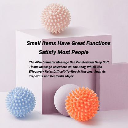 6CM Deep Tissue Massage Ball – Myofascial Release & Pain Relief Spiky Trigger Point Massager