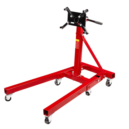 Heavy Duty Engine Motor Stand Hoist, Folding Auto Shop Jack for Car, Truck, Garage & Engine Rebuilding
