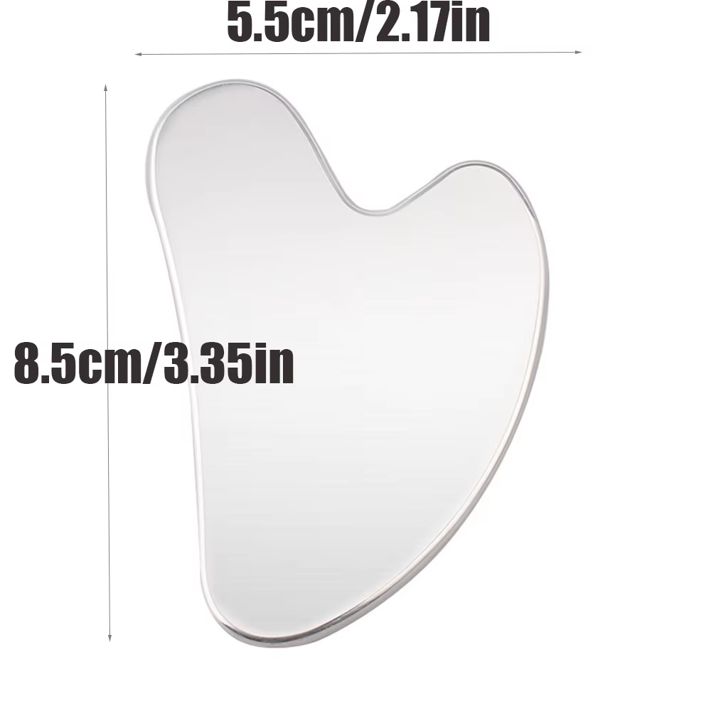 Metal Gua Sha Tool Anti Aging Facial Sculpting Massager For Glowing SkinStainless Steel Skin Care T 6