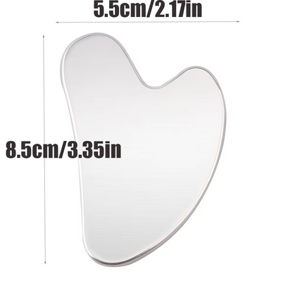 Metal Gua Sha Tool Anti Aging Facial Sculpting Massager For Glowing SkinStainless Steel Skin Care T 6