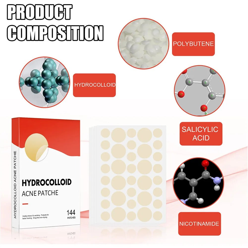 Professional Acne Patches, High-End Skin Care Pimple Stickers for Healing & Absorbing Spots