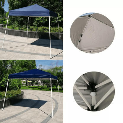 10x10 PopUp Canopy Tent  Folding Gazebo For Wedding  Party  Heavy Duty Outdoor Shelter With Carry B 2