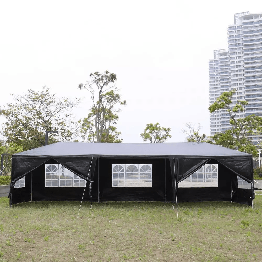 Waterproof Party Tent, Outdoor Wedding Canopy Gazebo with 8 Removable Sidewalls