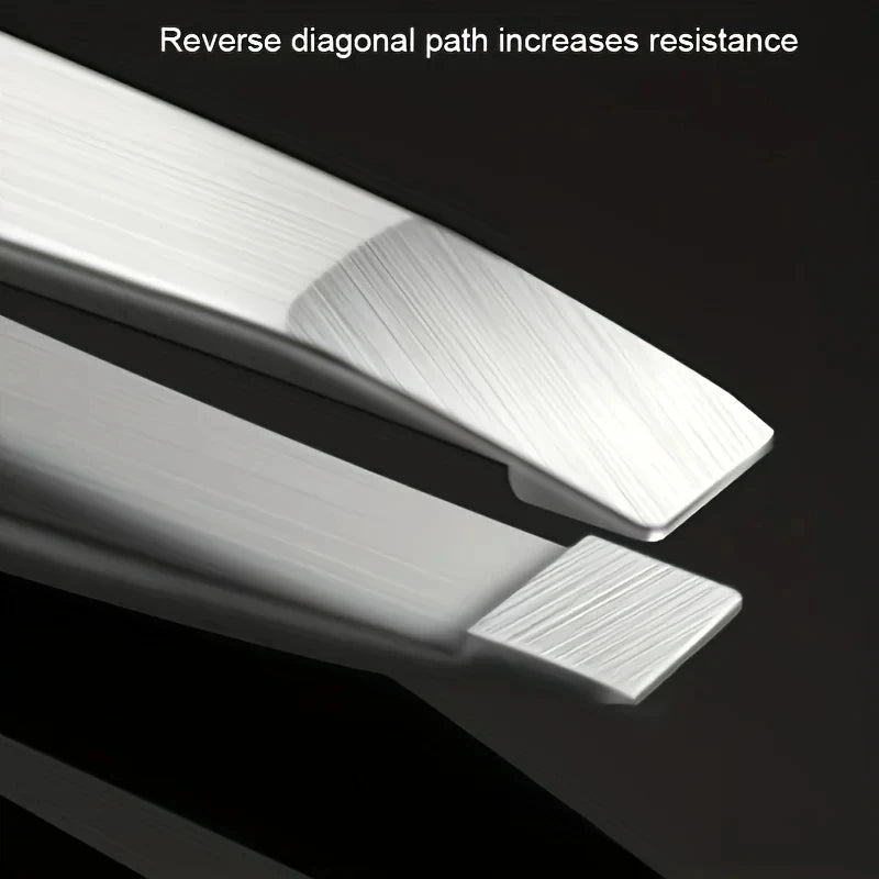 4 pcs for Effortless Eyebrow Hair Removal Professional Tweezers Set