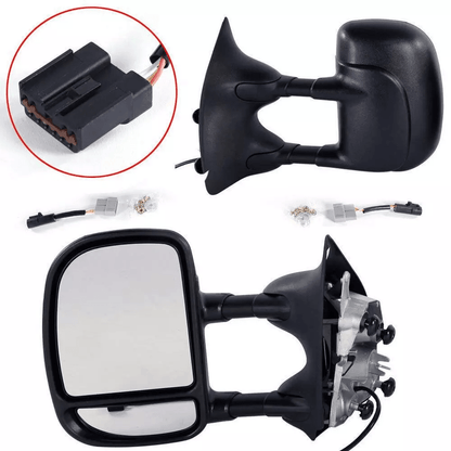 Ford Super Duty Power Towing Mirrors, Heated & Telescoping Pair