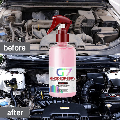 Engine Degreaser Spray Fast-Acting Car Engine Bay Cleaner for Spotless Compartment Cleaning