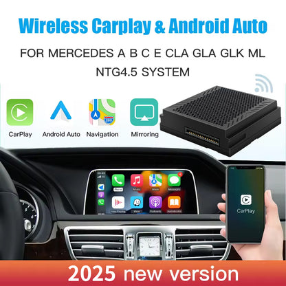 Wireless CarPlay For Mercedes Benz ABCECLA  Android Auto Navigation  Screen Mirroring 1