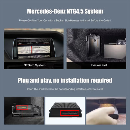 Wireless CarPlay For Mercedes Benz ABCECLA  Android Auto Navigation  Screen Mirroring 4