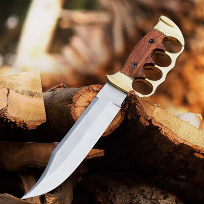 Custom Handmade D2 Steel TACTICAL BOWIE HUNTING KNIFE COMES WITH SHEATH 1