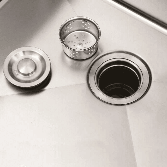 Premium Stainless Steel Single Bowl Top Mount Kitchen Sink With Bottom Grid 3