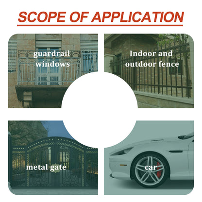 Metal Rust Remover & Converter Paint Industrial-Strength Rust Neutralizer for Automotive & Metal Surfaces