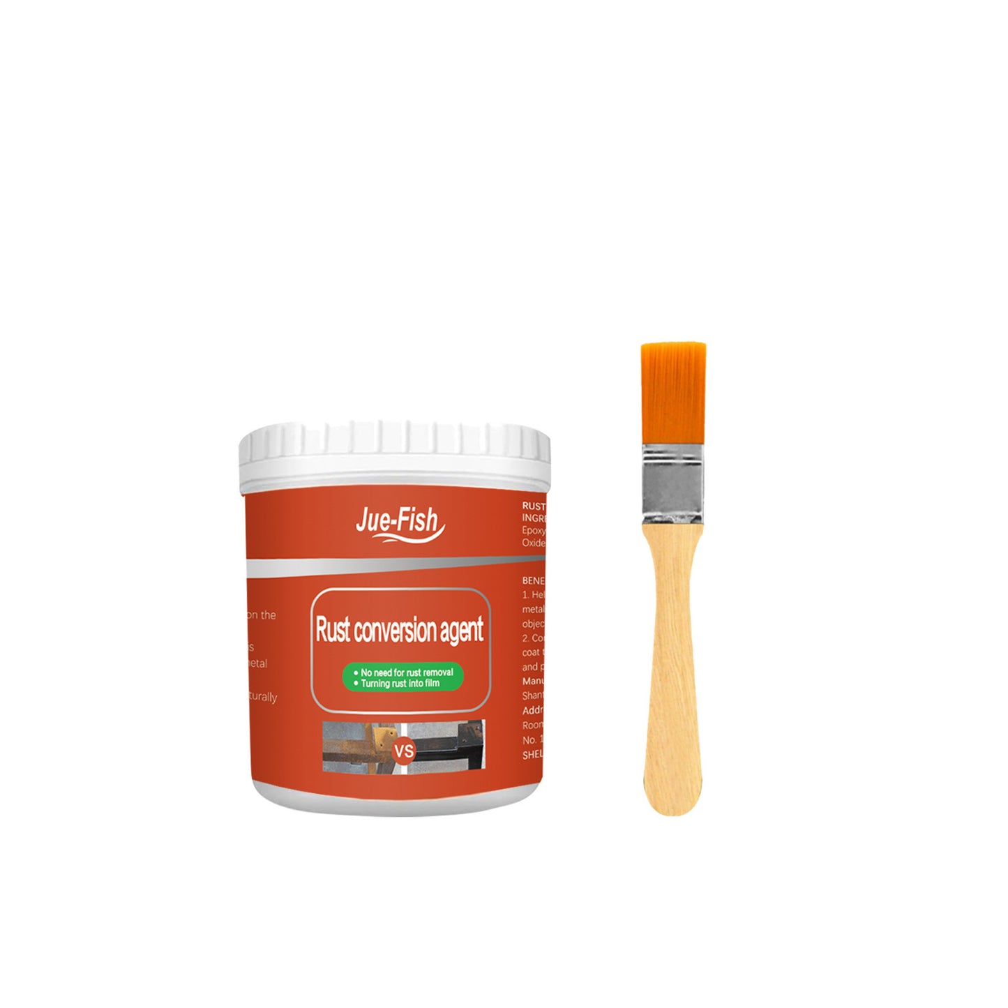 Metal Rust Remover & Converter Paint Industrial-Strength Rust Neutralizer for Automotive & Metal Surfaces