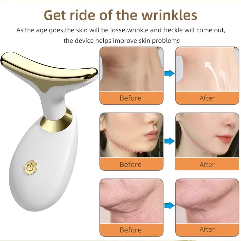 Neck Lifting Beauty Device AntiAging  AntiWrinkle Facial Massager for Firming  Tightening