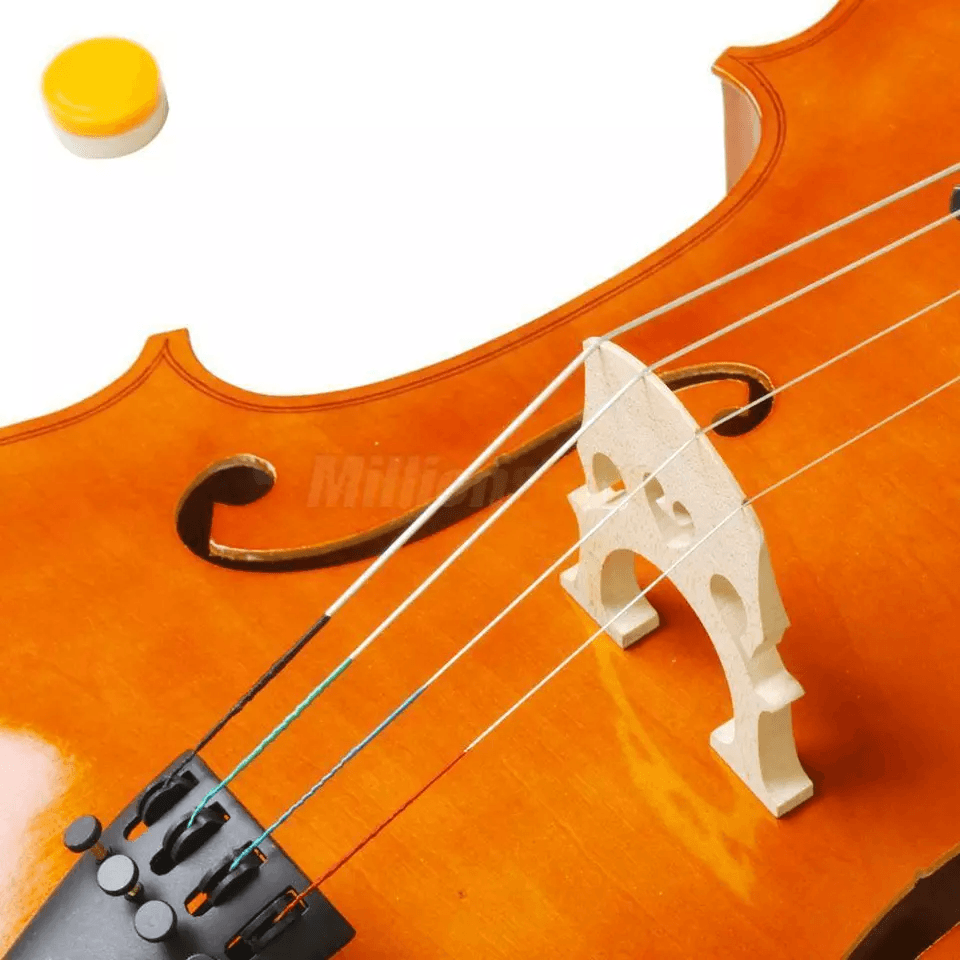 Full Size Natural Cello With Case Bow Rosin  Bridge Ideal For Beginners  Professionals 3
